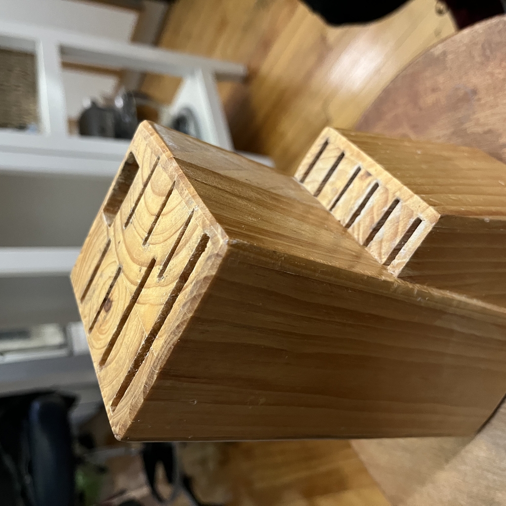 Wooden Knife Block